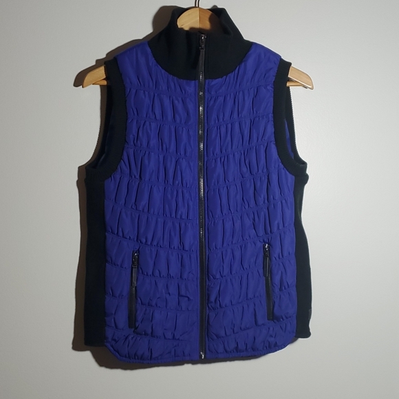 Calvin Klein Performance Vest Puffer Blue - Picture 1 of 10